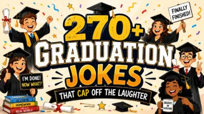 270+ Graduation Jokes That Cap Off the Laughter