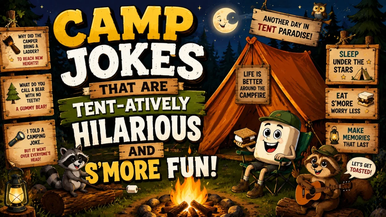 Camp Jokes That Are Tent-atively Hilarious and S'more Fun
