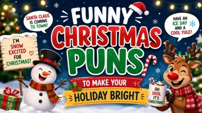 Funny Christmas Puns to Make Your Holiday Bright