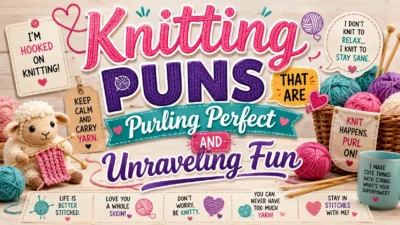 Knitting Puns That Are Purling Perfect and Unraveling Fun