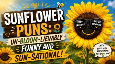 Sunflower Puns Un-Bloom-Lievably Funny and Sun-sational