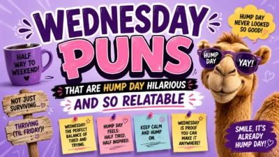 Wednesday Puns That Are Hump Day Hilarious and So Relatable