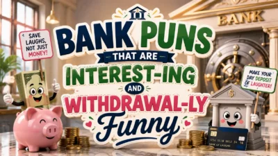 Bank Puns That Are Interest-ing and Withdrawal-ly Funny
