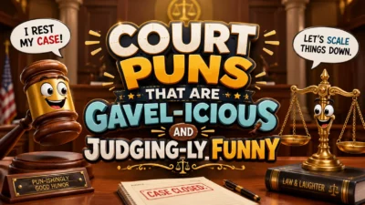 Court Puns That Are Gavel-icious and Judging-ly Funny ⚖️