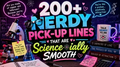 200+ Nerdy Pick-Up Lines That Are Science-ially Smooth