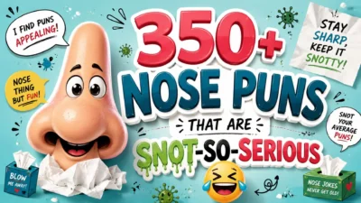 350+ Nose Puns That Are Snot-So-Serious 👃😂