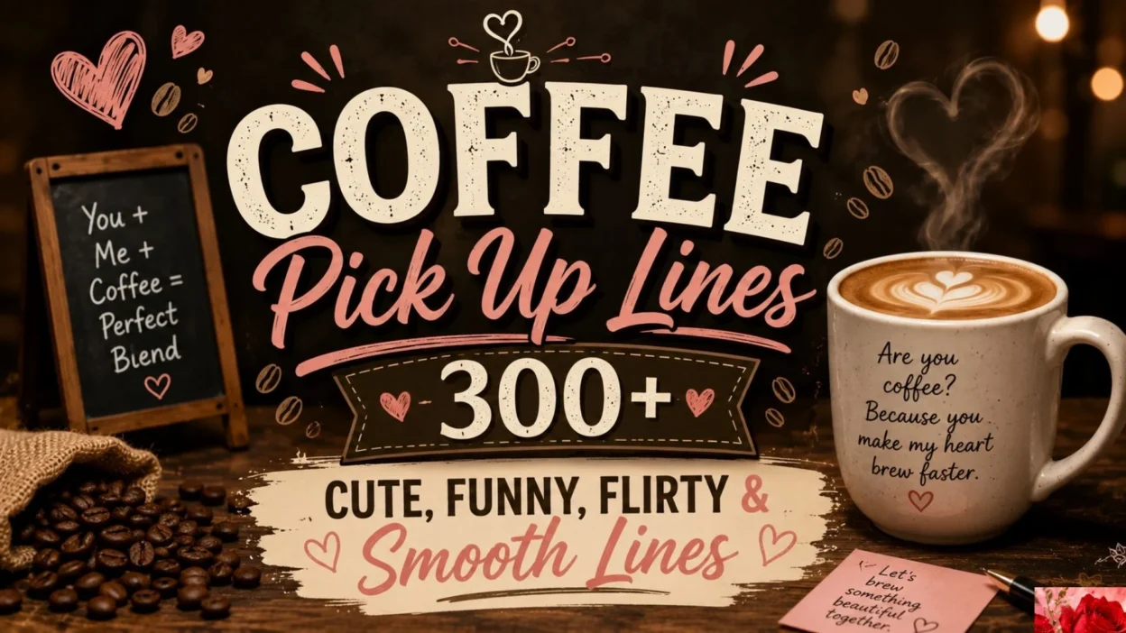 Coffee Pick Up Lines 300+ Cute, Funny, Flirty & Smooth Lines