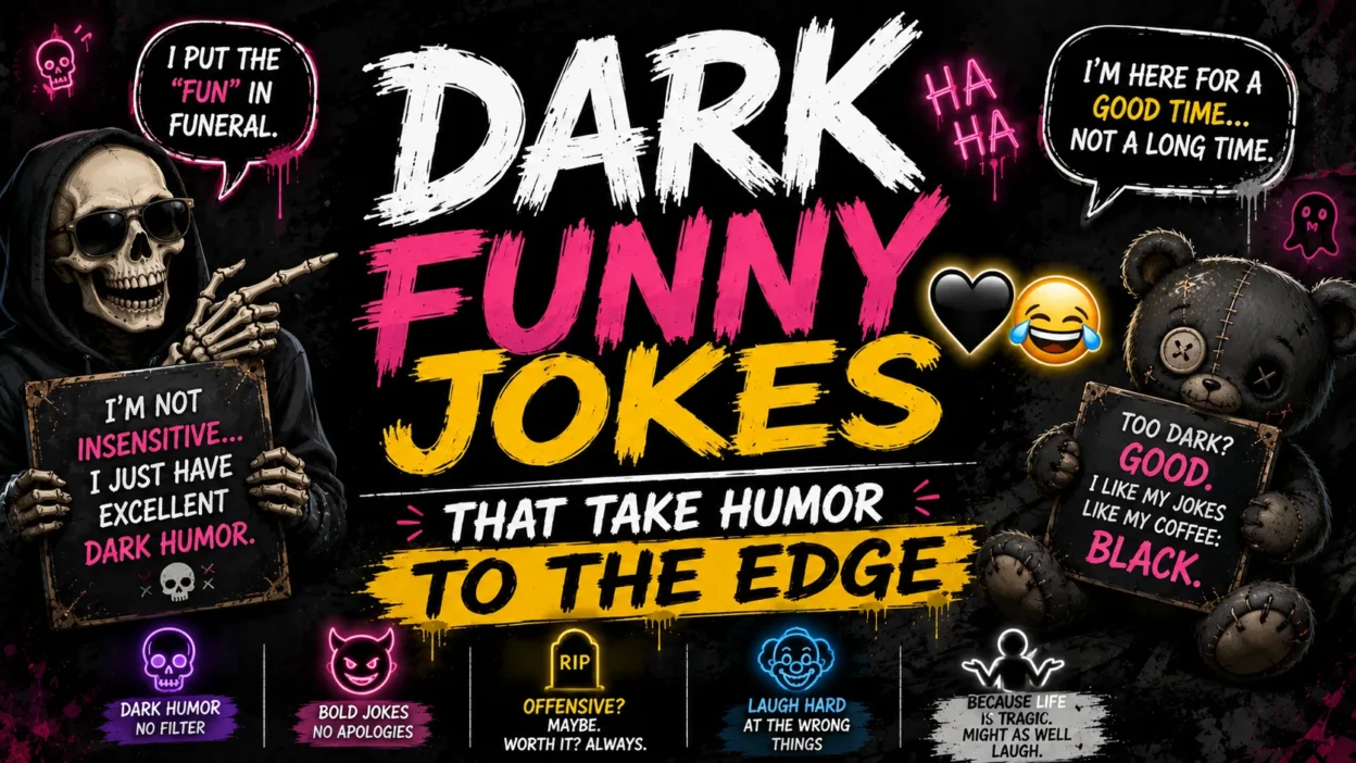Dark Funny Jokes That Take Humor to the Edge 🖤😂