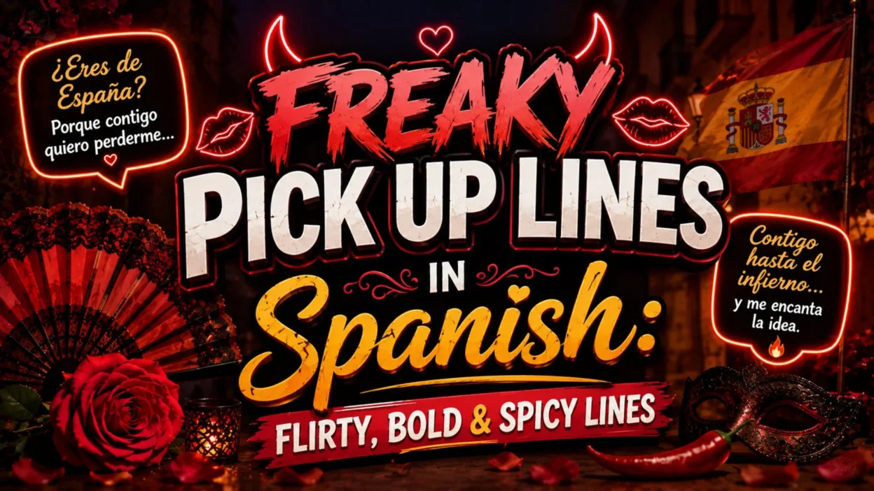 Freaky Pick Up Lines in Spanish Flirty, Bold & Spicy Lines 🇪🇸🔥
