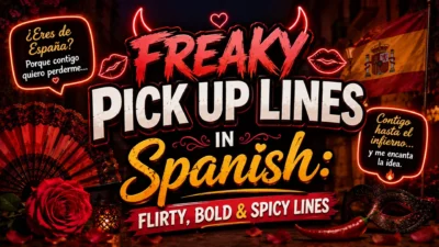 Freaky Pick Up Lines in Spanish Flirty, Bold & Spicy Lines 🇪🇸🔥