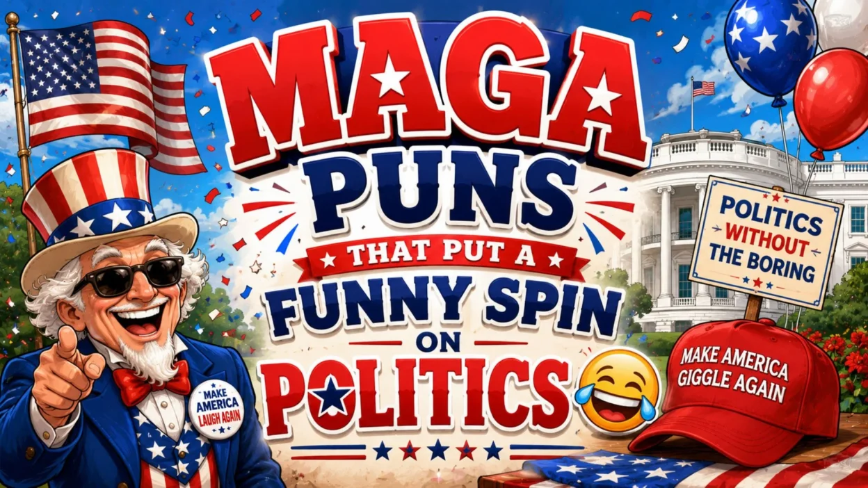 MAGA Puns That Put a Funny Spin on Politics 🇺🇸😂