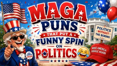 MAGA Puns That Put a Funny Spin on Politics 🇺🇸😂