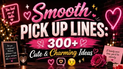 Smooth Pick Up Lines 300+ Cute & Charming Ideas 😏✨