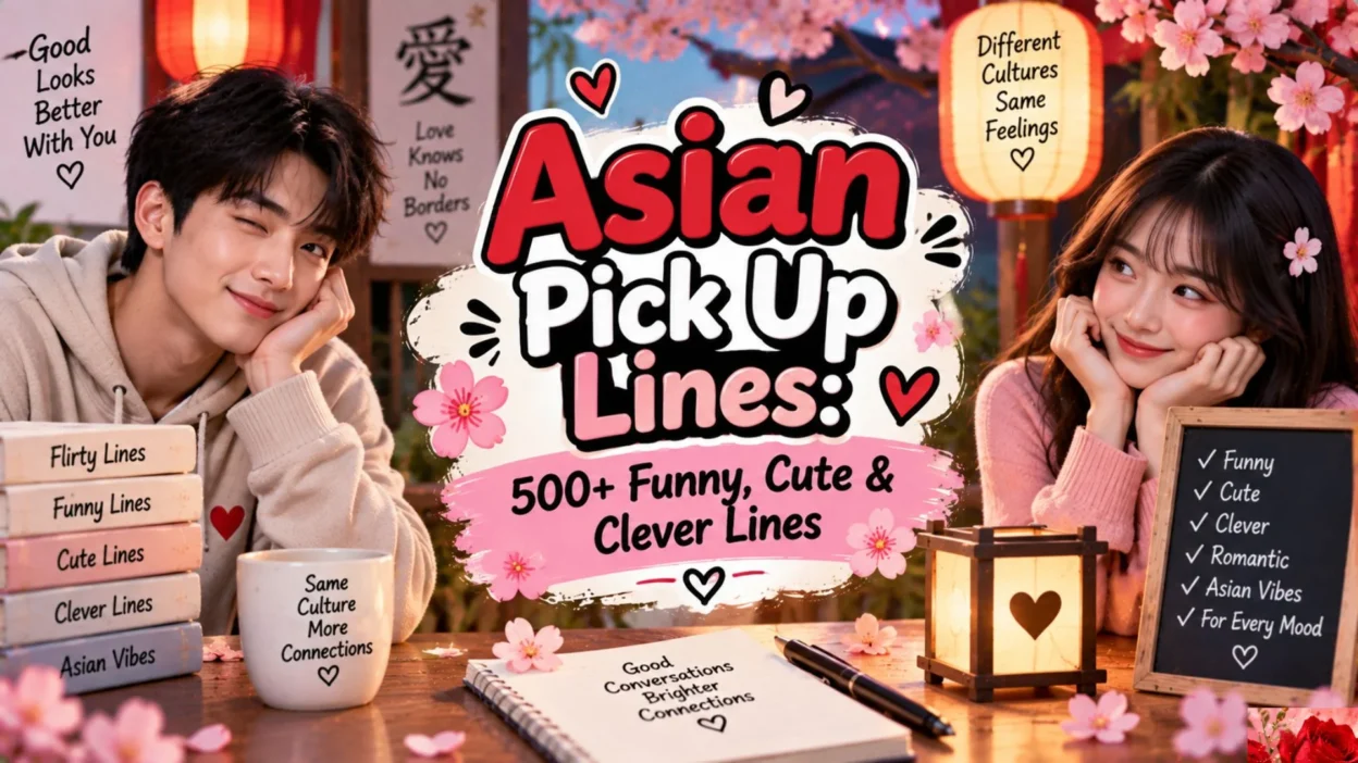 Asian Pick Up Lines 500+ Funny, Cute & Clever Lines