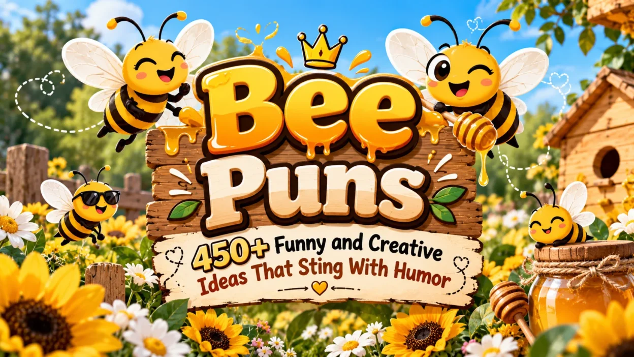 Bee Puns 450+ Funny and Creative Ideas That Sting With Humor