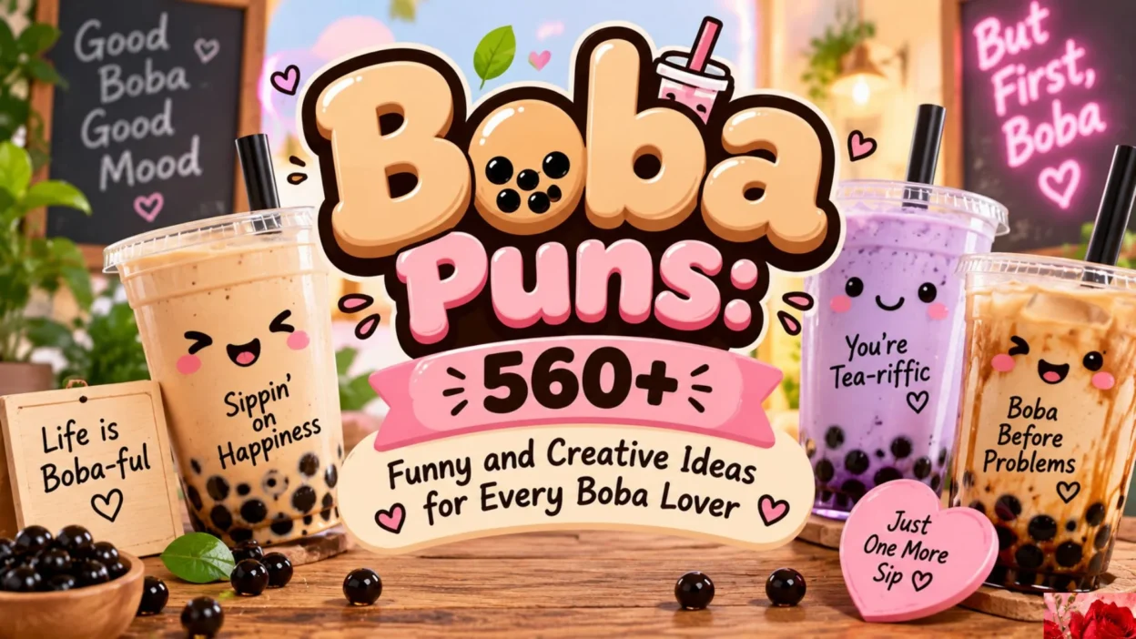 Boba Puns 560+ Funny and Creative Ideas for Every Boba Lover