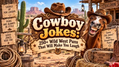 Cowboy Jokes 250+ Wild West Puns That Will Make You Laugh