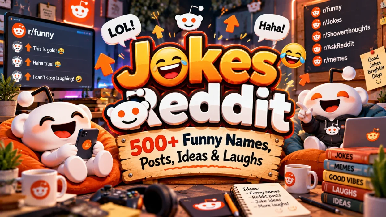 Jokes Reddit 500+ Funny Names, Posts, Ideas & Laughs