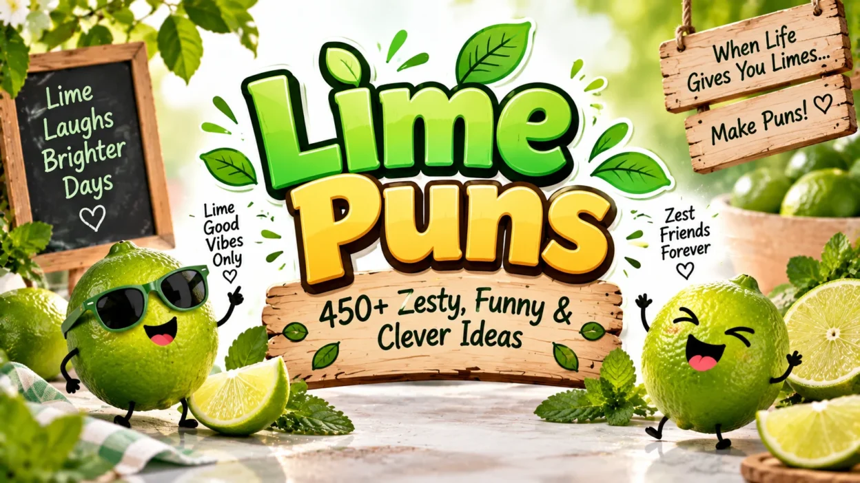 Lime Puns 450+ Zesty, Funny & Clever Ideas