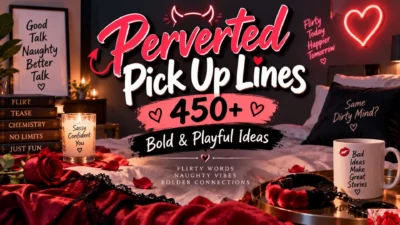 Perverted Pick Up Lines 450+ Bold & Playful Ideas