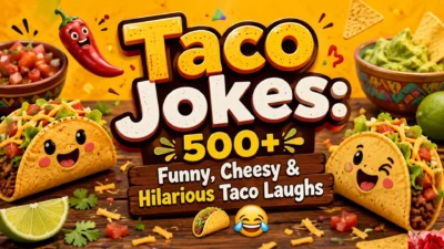 Taco Jokes 500+ Funny, Cheesy & Hilarious Taco Laughs 🌮😂