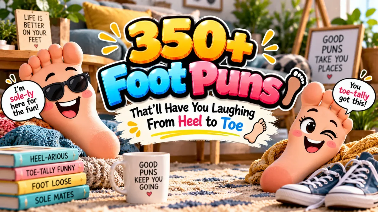 350+ Foot Puns That’ll Have You Laughing From Heel to Toe 🦶