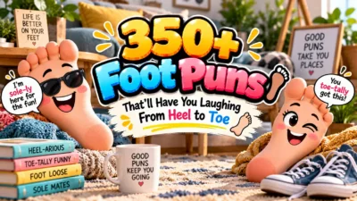 350+ Foot Puns That’ll Have You Laughing From Heel to Toe 🦶