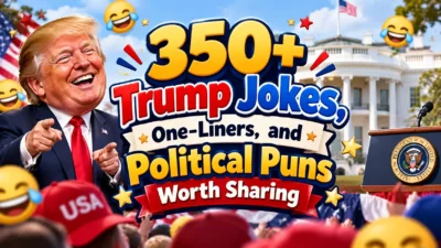350+ Trump Jokes, One-Liners, and Political Puns Worth Sharing