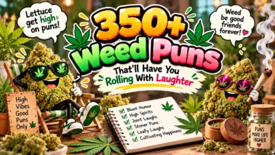 350+ Weed Puns That’ll Have You Rolling With Laughter 🌿