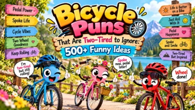 Bicycle Puns That Are Two-Tired to Ignore: 500+ Funny Ideas 🚴