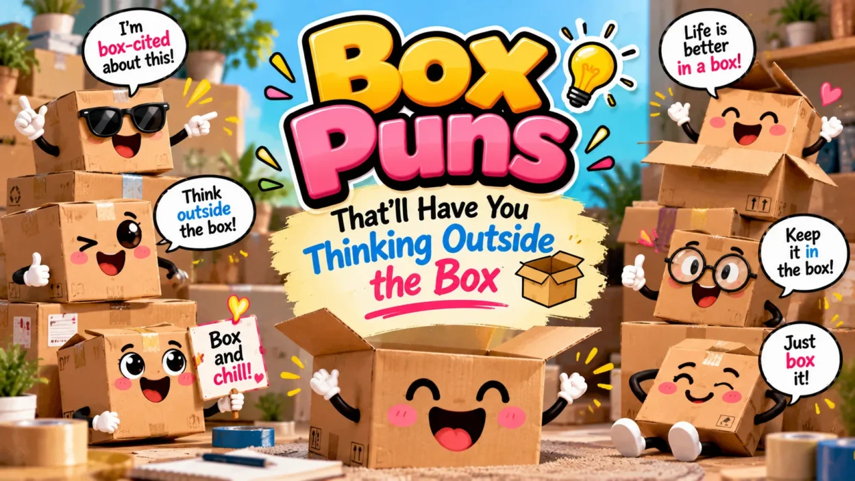 Box Puns That’ll Have You Thinking Outside the Box 📦