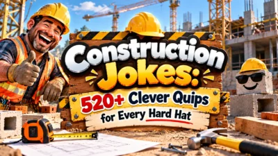 Construction Jokes 520+ Clever Quips for Every Hard Hat