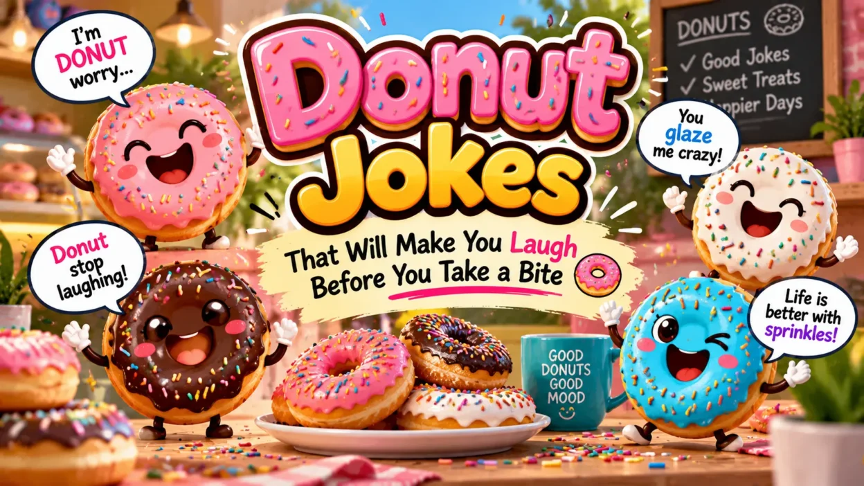 Donut Jokes That Will Make You Laugh Before You Take a Bite 🍩