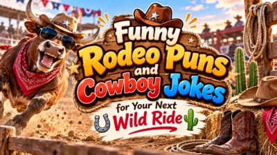 Funny Rodeo Puns and Cowboy Jokes for Your Next Wild Ride🤠