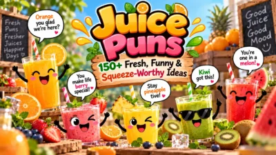 Juice Puns: 150+ Fresh, Funny & Squeeze-Worthy Ideas