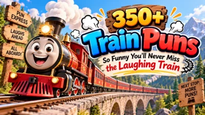 350+ Train Puns So Funny You’ll Never Miss the Laughing Train🚂