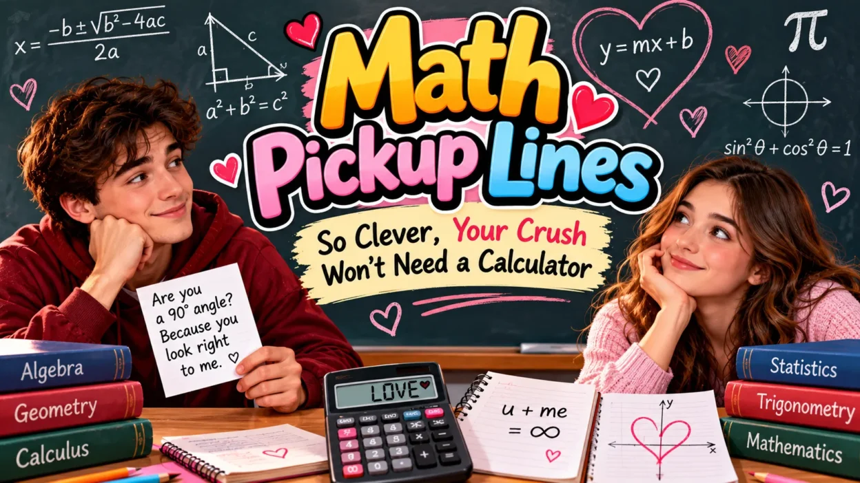 Math Pickup Lines So Clever, Your Crush Won’t Need a Calculator