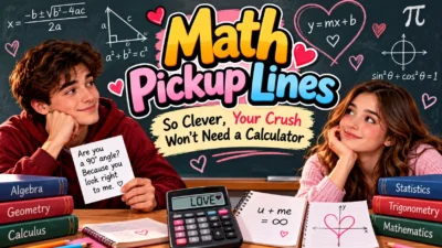 Math Pickup Lines So Clever, Your Crush Won’t Need a Calculator