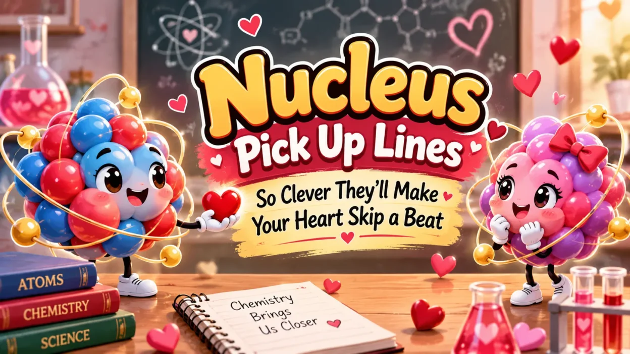 Nucleus Pick Up Lines So Clever They’ll Make Your Heart Skip a Beat 🧪