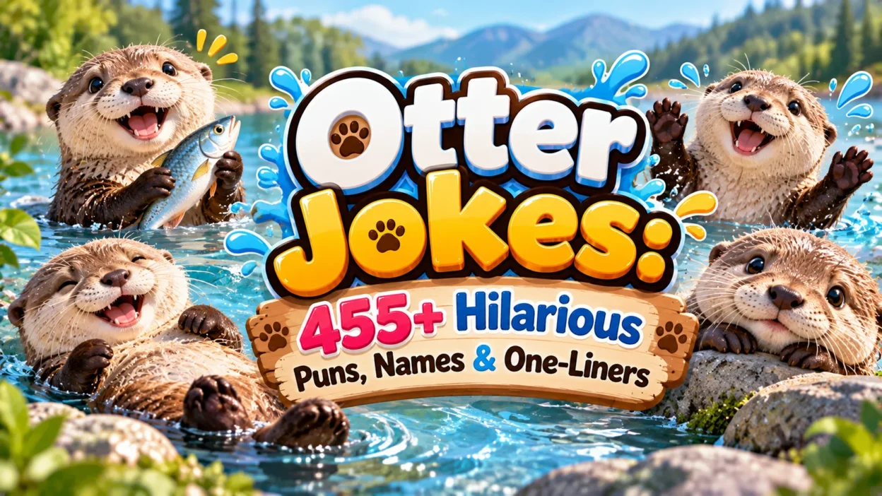 Otter Jokes 455+ Hilarious Puns, Names & One-Liners 🦦
