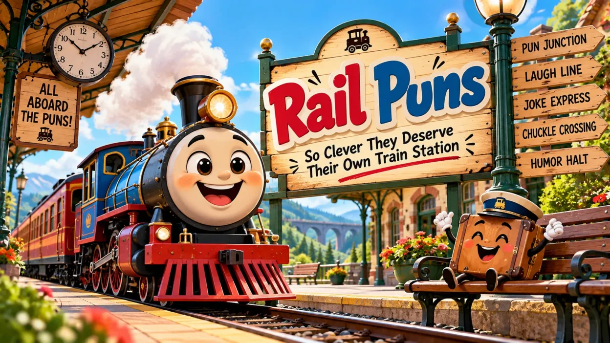 Rail Puns So Clever They Deserve Their Own Train Station 🚆