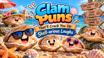 Clam Puns That’ll Crack You Up: Shell-arious Laughs 🐚