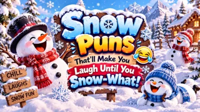 Snow Puns That’ll Make You Laugh Until You Snow-What! ❄️😂