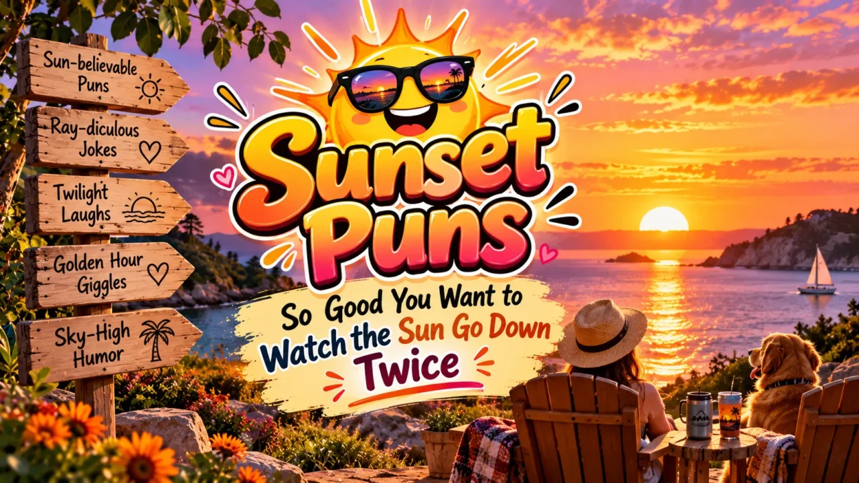 Sunset Puns So Good You Want to Watch the Sun Go Down Twice
