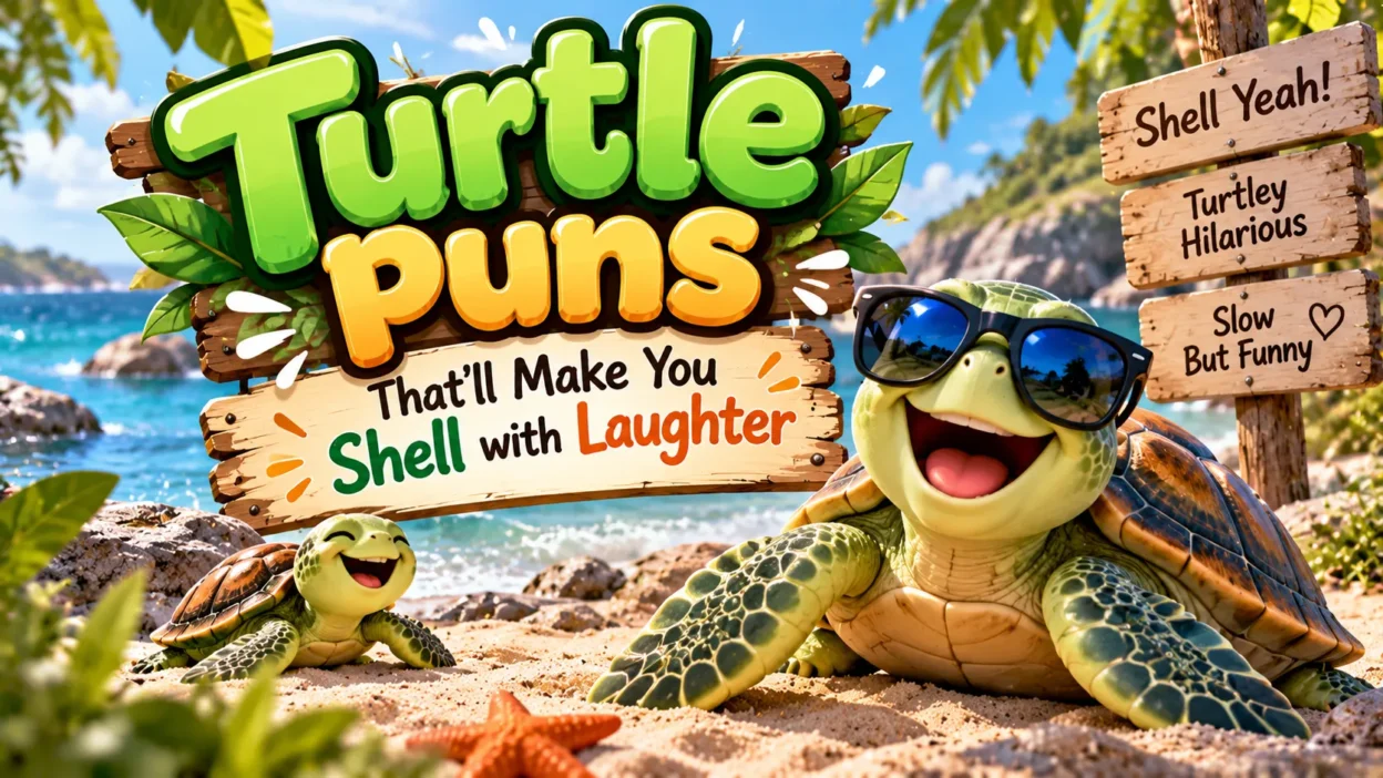 Turtle Puns That’ll Make You Shell with Laughter 🐢😂