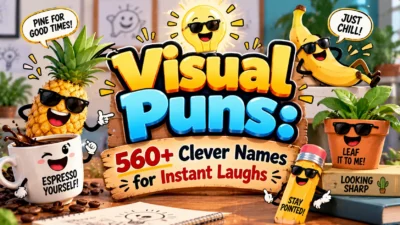 Visual Puns 560+ Clever Names for Instant Laughs